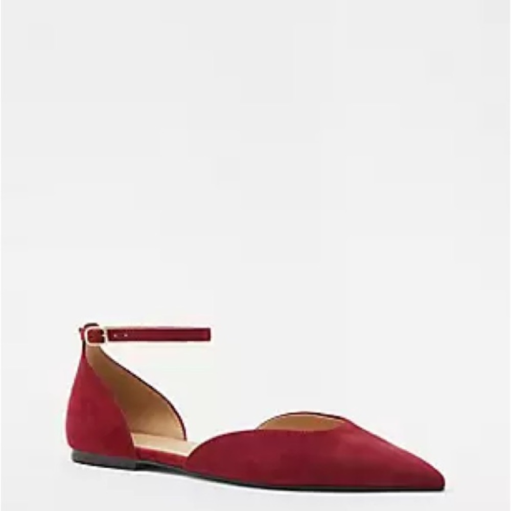Trendy suede flat